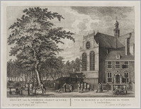 KG 07644
<br/>
Gezicht op de Noordermarkt en Noorderkerk
<br/>
<em>Schouten, Hermanus Petrus (1747-1822)</em>